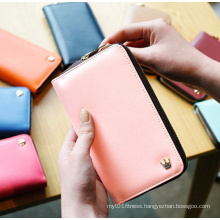 Korean Designer Smartphone Zip Card Purse Wallet